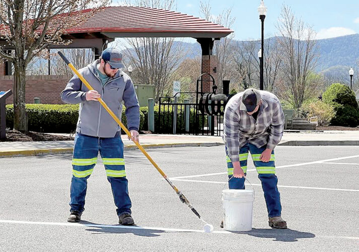 Touching Up the White Lines News, Sports, Jobs The Intermountain